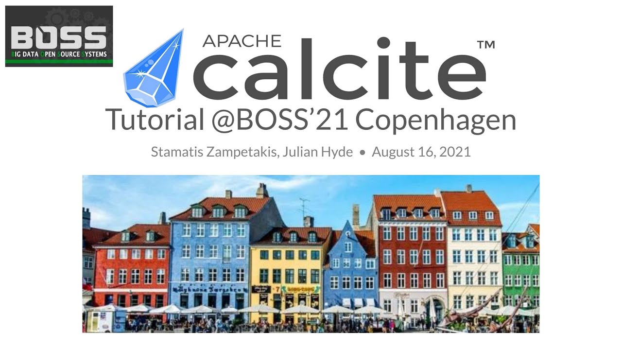 Calcite tutorial at BOSS 2021