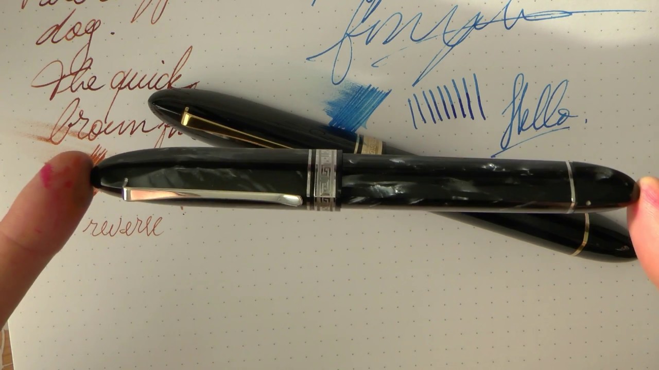 Fountain Pen Shootout #79 OMAS 360 Magnum vs. OMAS 360 Vintage