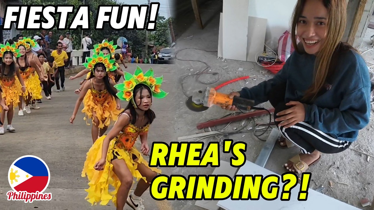 🇵🇭 Homestead Construction- Rhea's Using The Grinder?! Unbelievable Fiesta Fun In The Province!