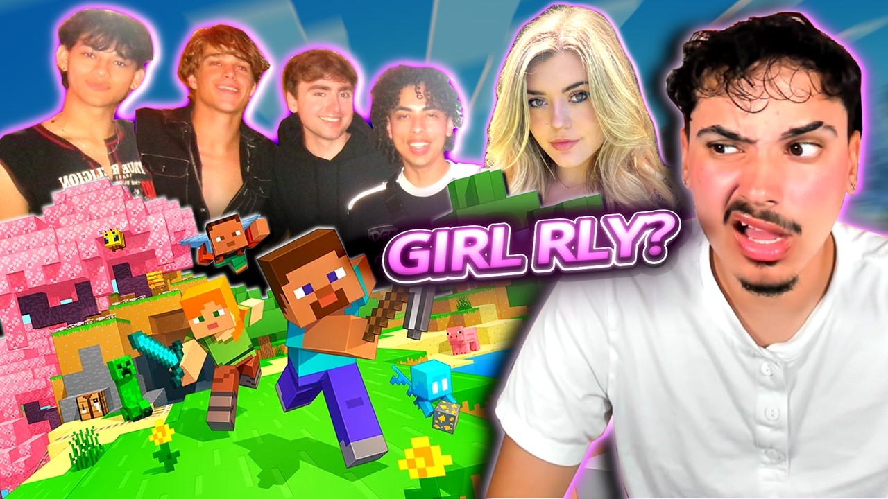 6 GIRLS AND GAYS SHARE 1 HEALTHBAR IN MINECRAFT