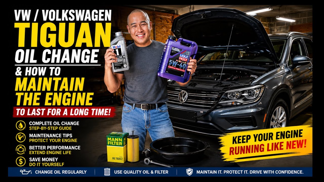 VW/Volkswagen Tiguan Oil Change and How to Maintain the Engine to Last for a Long Time