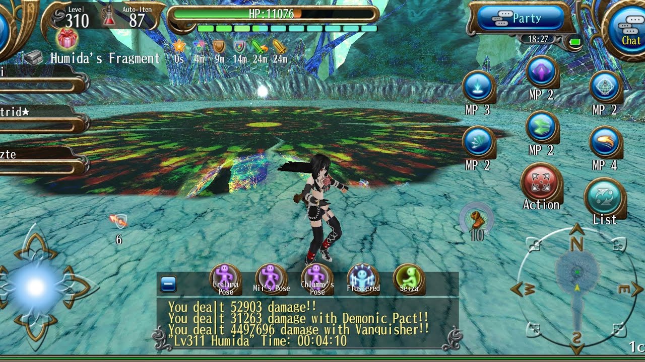 Toram Online-bg dagger semi vs Humida ultimate solo (4:10)