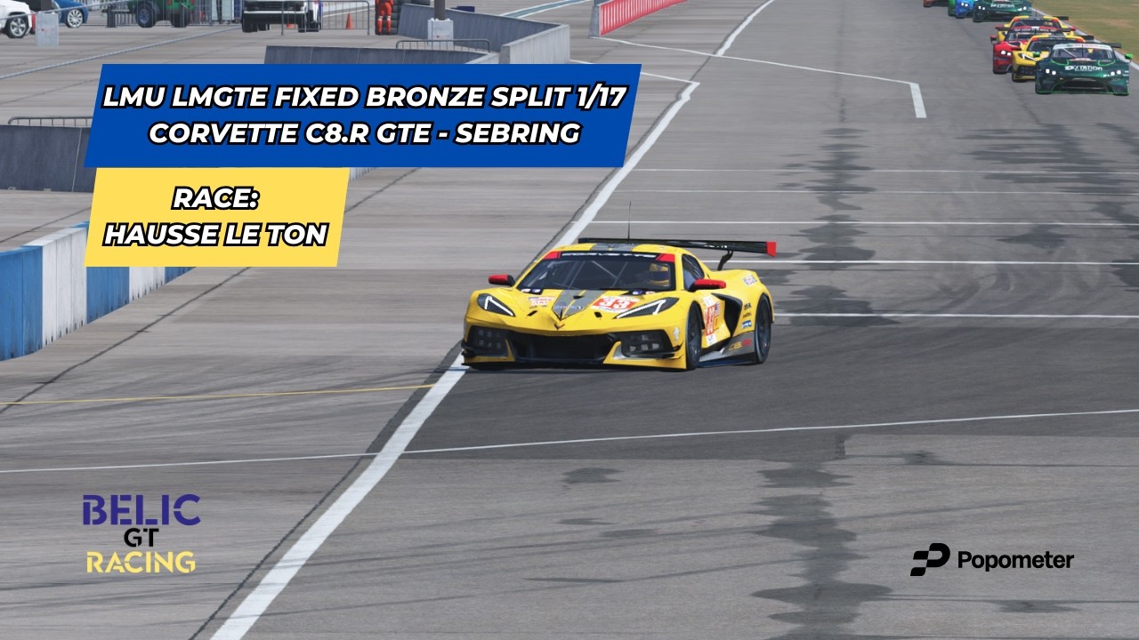 LMU LMGTE Fixed - Split 1/17 - Sebring - Corvette C8.R GTE - Race: Hausse le ton