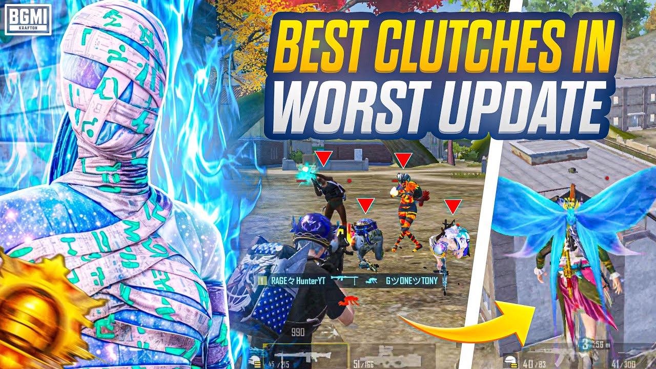 This is How I Dominated The Worst Update 🔱💥 | Intense 1v4 Clutches - BGMI | HunterZod