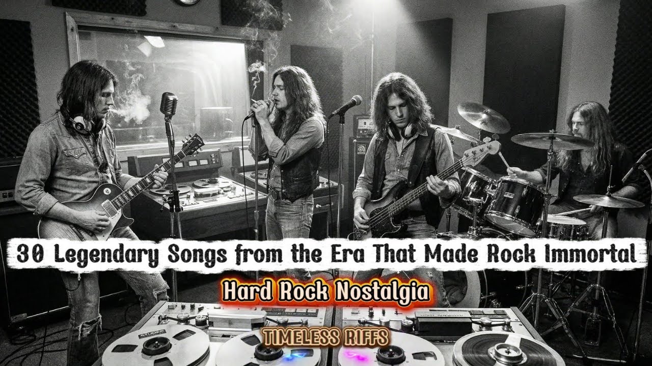 Hard Rock Nostalgia | 30 Legendary Songs from the Era That Made Rock Immortal