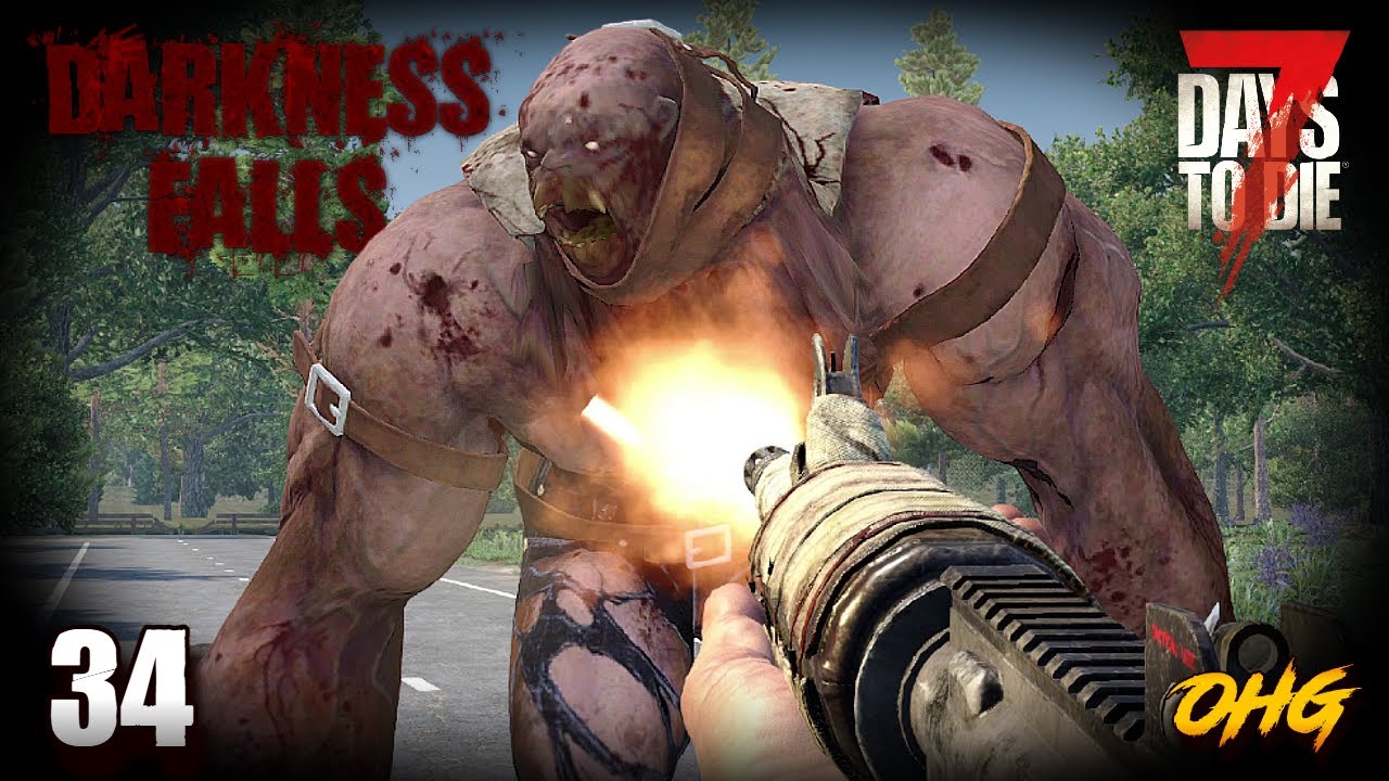 CAN'T DO ANYTHING‼️ DARKNESS FALLS INSANE DIFFICULTY | 7 Days To Die | Alpha 21 | E34