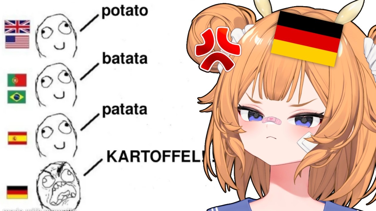 German Vtuber Reacts To Language Memes