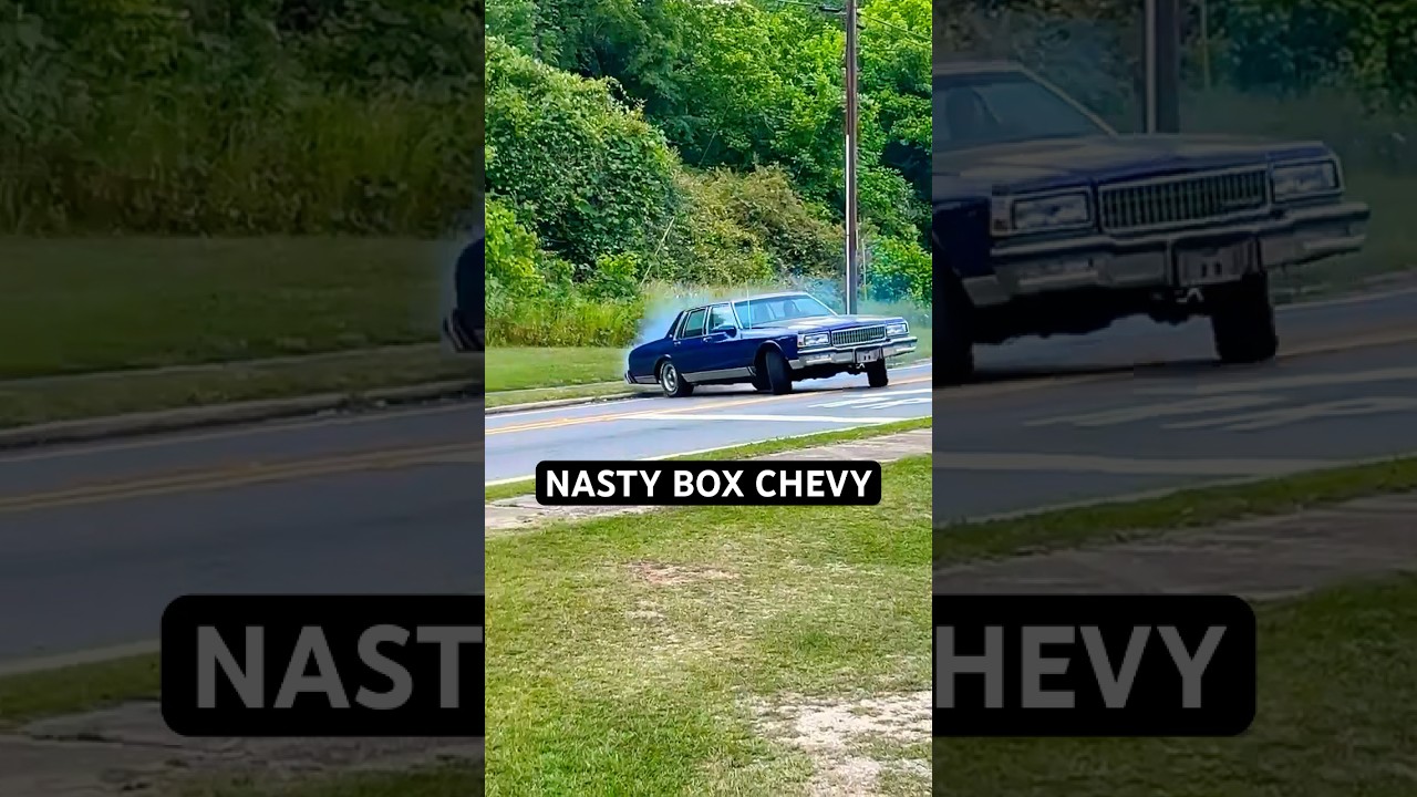 NASTY BOX CHEVY GETS CRAZY ‼️ #boxchevy  #viral  #caprice  #carshorts