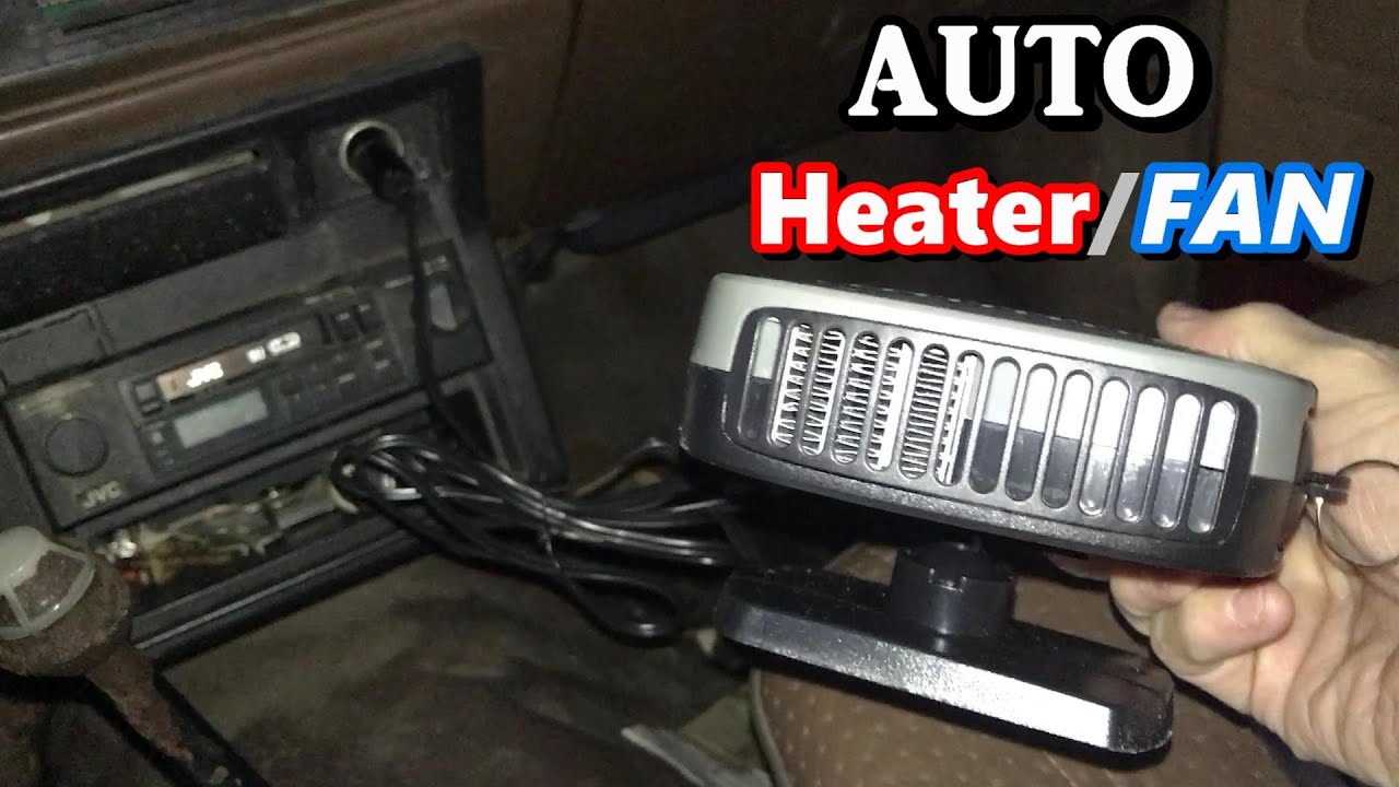 Portable CAR HEATER & FAN  *What To Expect -150w 12Volt CIGAR Lighter Plug-IN