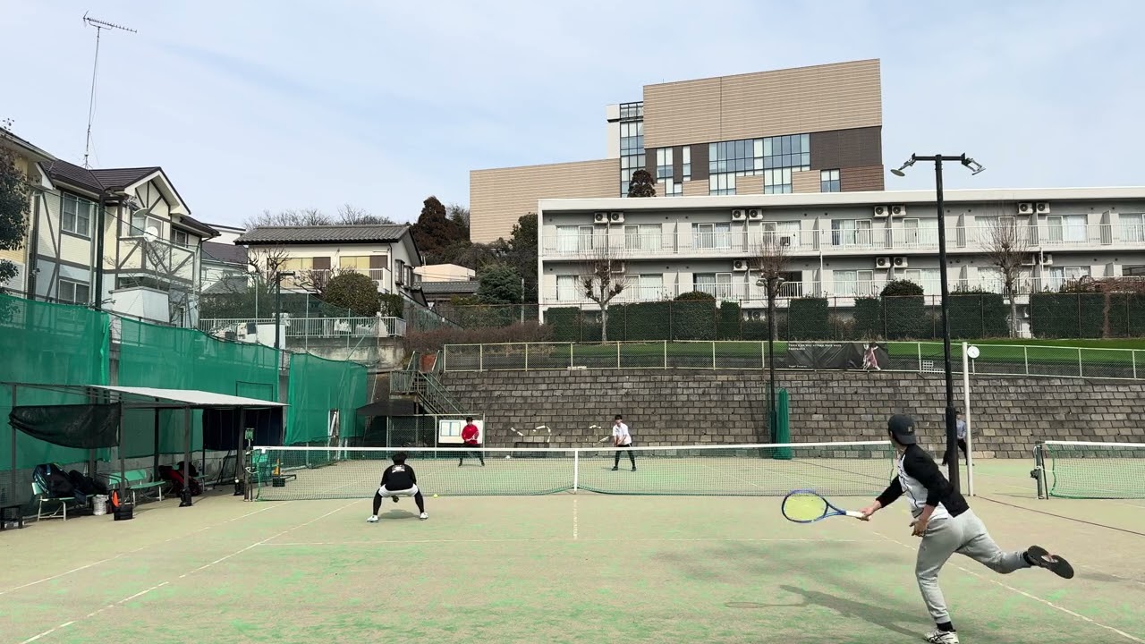 2026年2月14日　レオーネ中級ダブルス　2回戦目