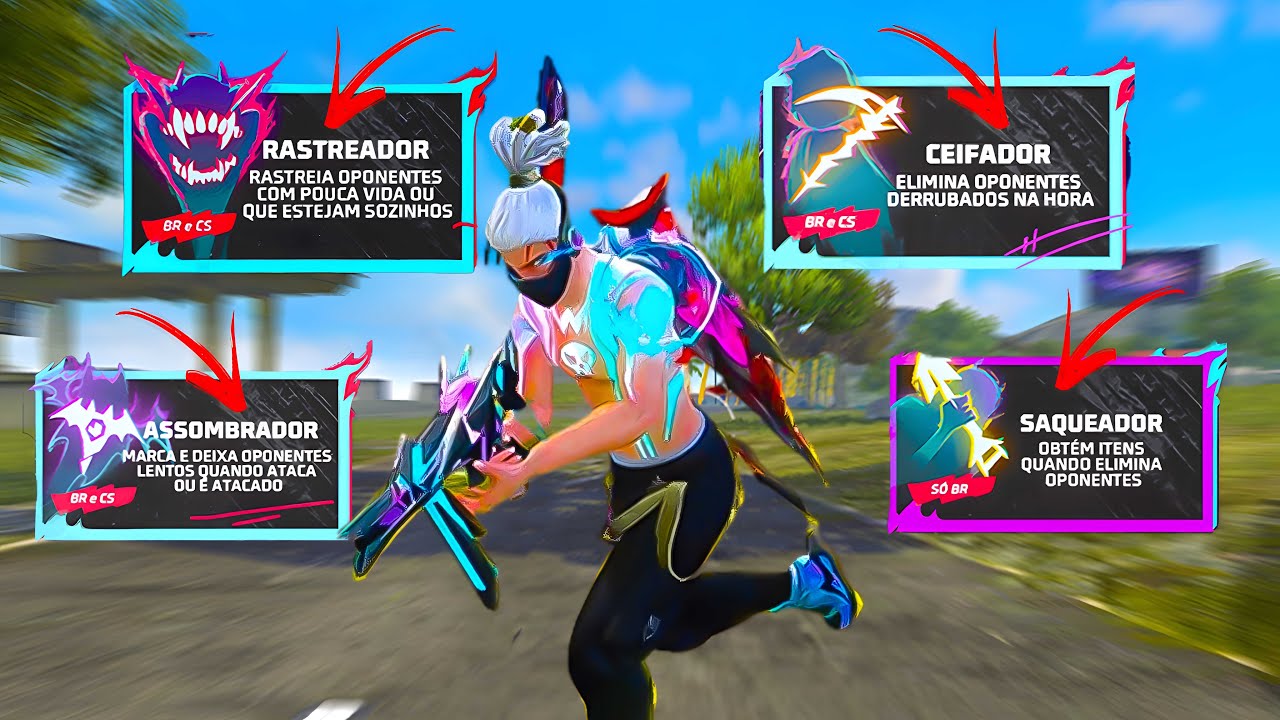 JUNTEI TODOS OS [PODERES do EVENTO de HALLOWEEN] e FIQUEI IMORTAL NO FREE FIRE