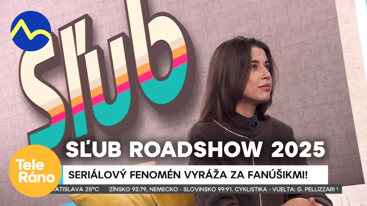 Sľub Roadshow - seriál vyráža za fanúšikmi: Adriána Brnčalová | Teleráno