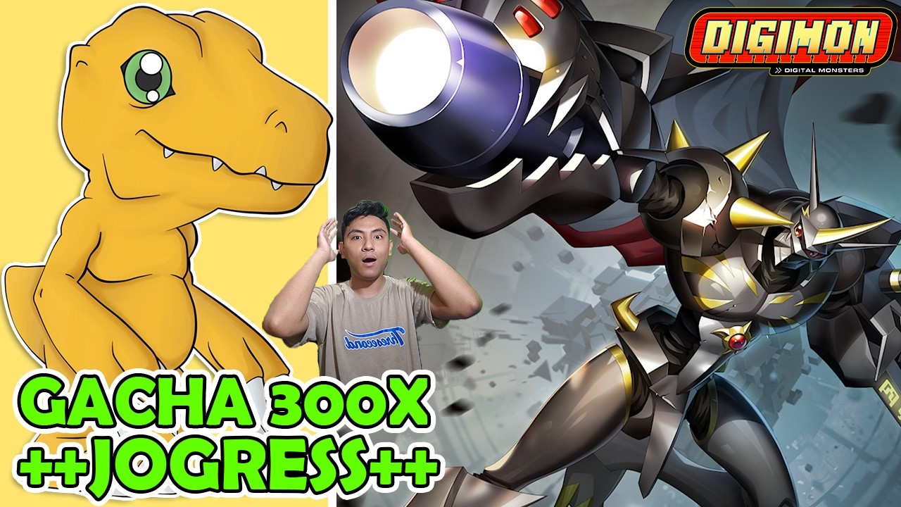 HOKI DAPAT DIGIMON SUPER KEREN! PESTA GACHA 300X DAN COBA FITUR JOGRESS DI GAME DIGIMON TERBARU