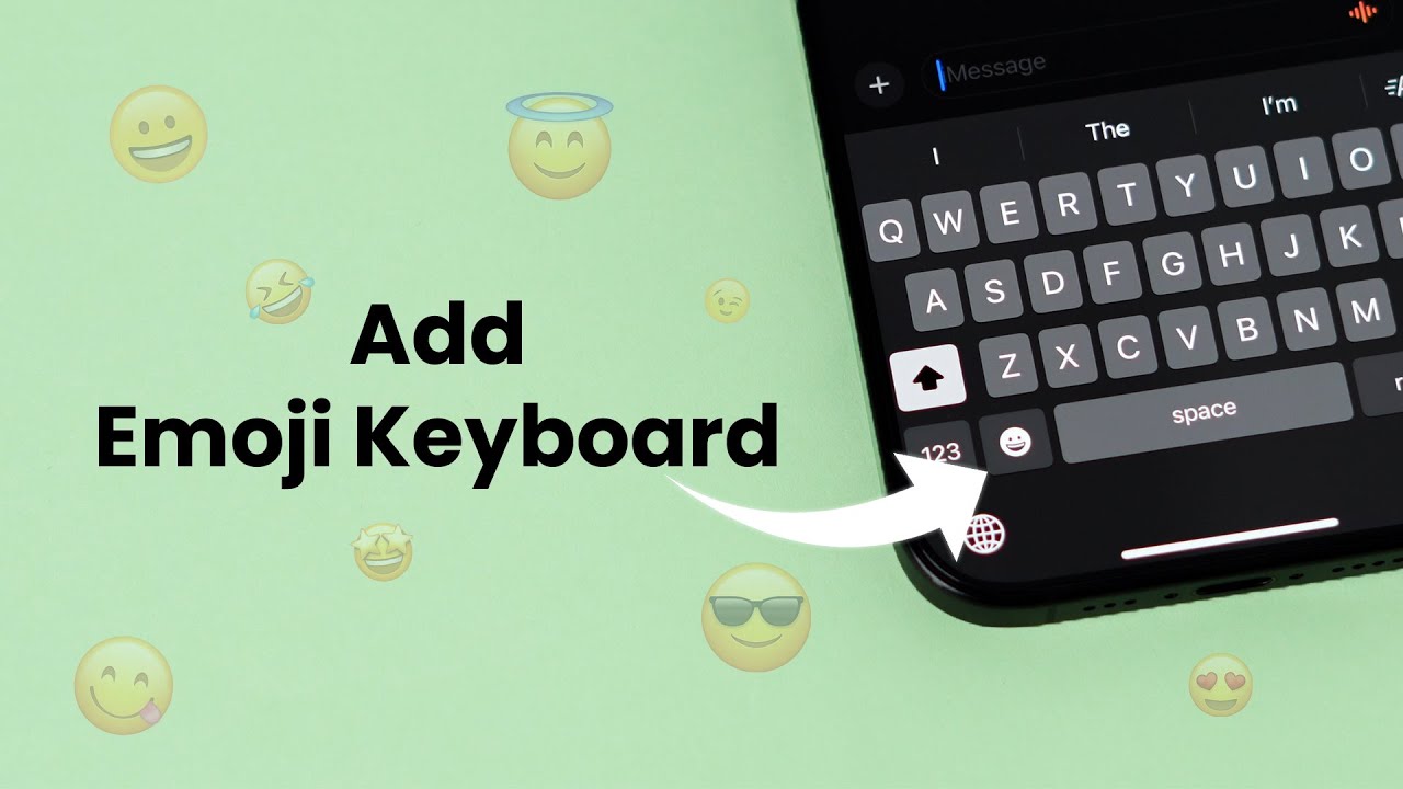 Как добавить клавиатуру Emoji на iPhone?