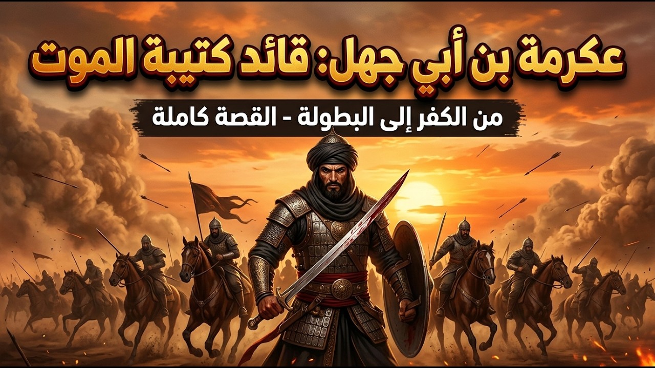 عكرمة بن أبي جهل… ابنُ فرعون هذه الأمة وقائدُ كتيبة الموت | من الإهدار إلى البطولة - القصة كاملة