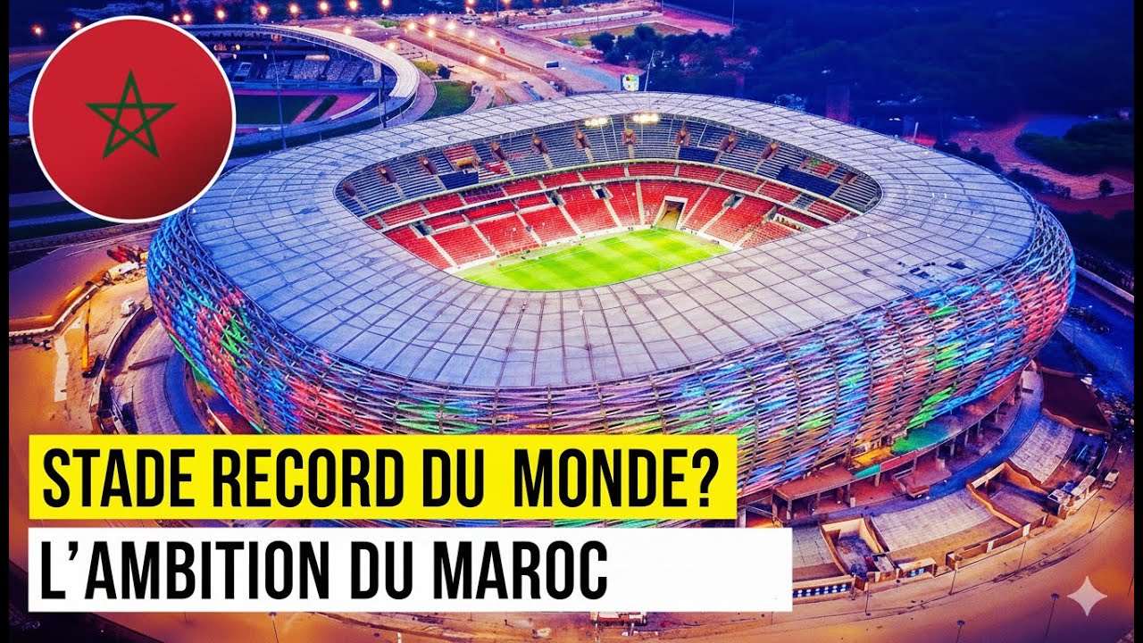 Le Maroc &eacute;blouit le monde avec son nouveau stade futuriste