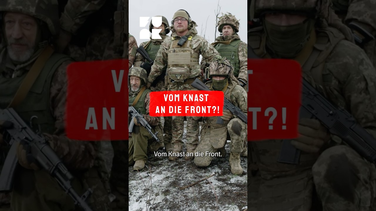Ukraine: Vom Knast an die Front! │CRISIS #shorts