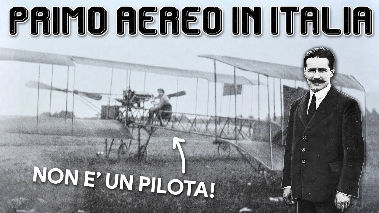 il primo aereo italiano 🇮🇹 e la nascita di Malpensa - Caproni Ca.1