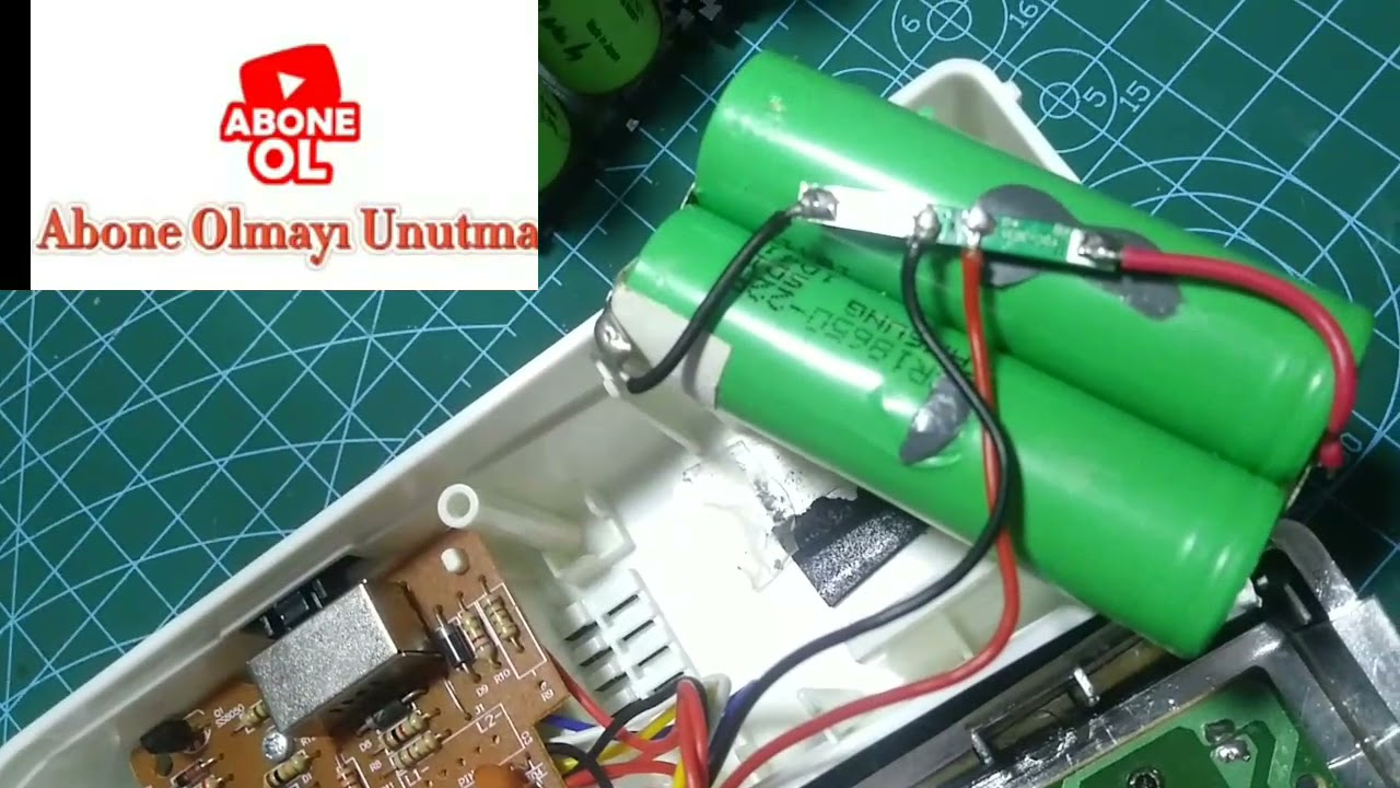AKÜSÜ BİTEN LED LAMBA  IŞILDAK  18650 PİL DEĞİŞİMİ tp4056 modülü ile sarj edilir 