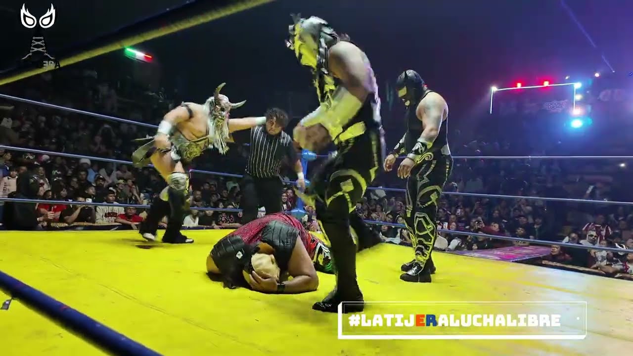 Lucha estelar Psycho Circus Vs Los Vipers en la Arena Neza