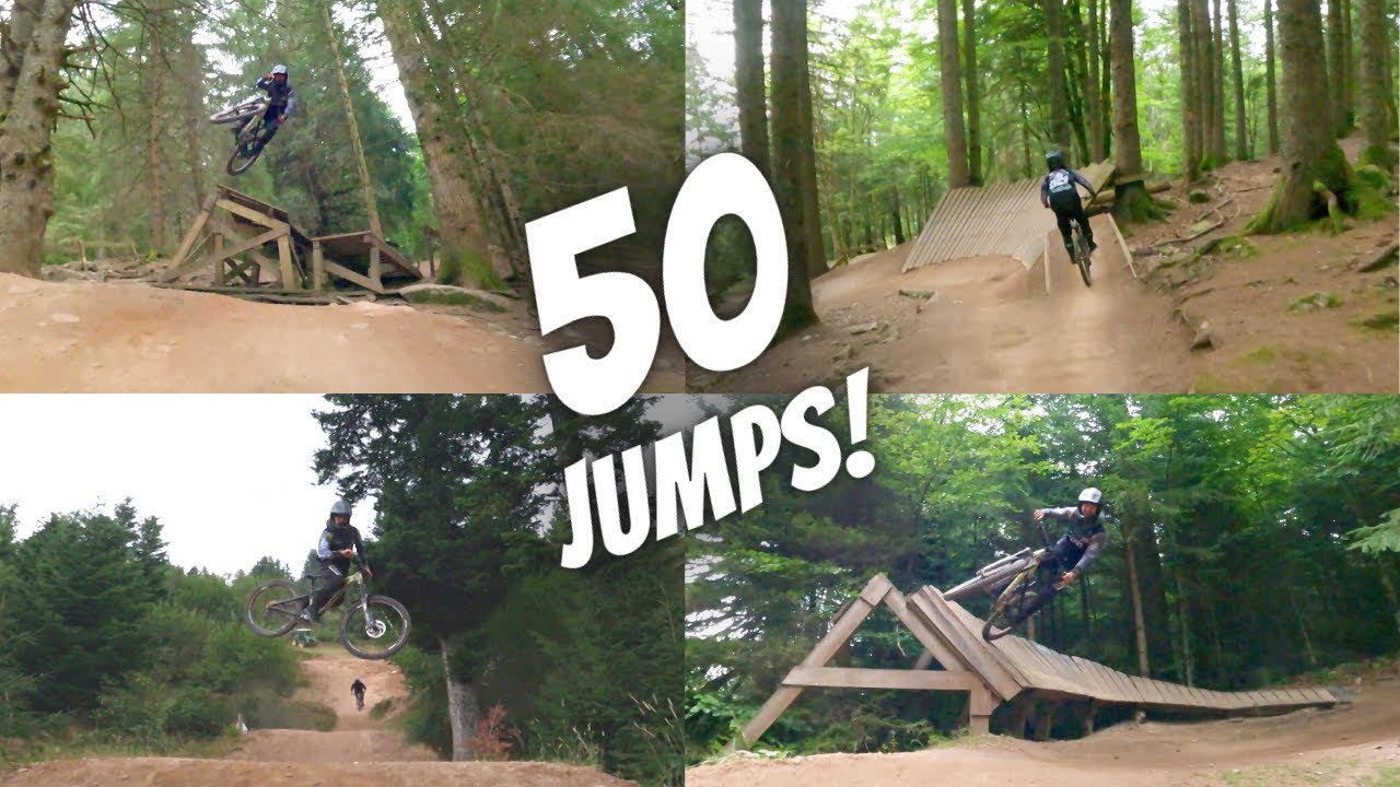 Eine der BESTEN JUMPLINES in EUROPA! LAC BLANC Bikepark - LA FAT & 4 CROSS
