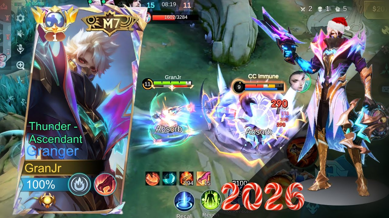 GRANGER JUNGLE M7 SKIN GAMEPLAY NEAW SEASON 2026 INSANE BUILD🔥