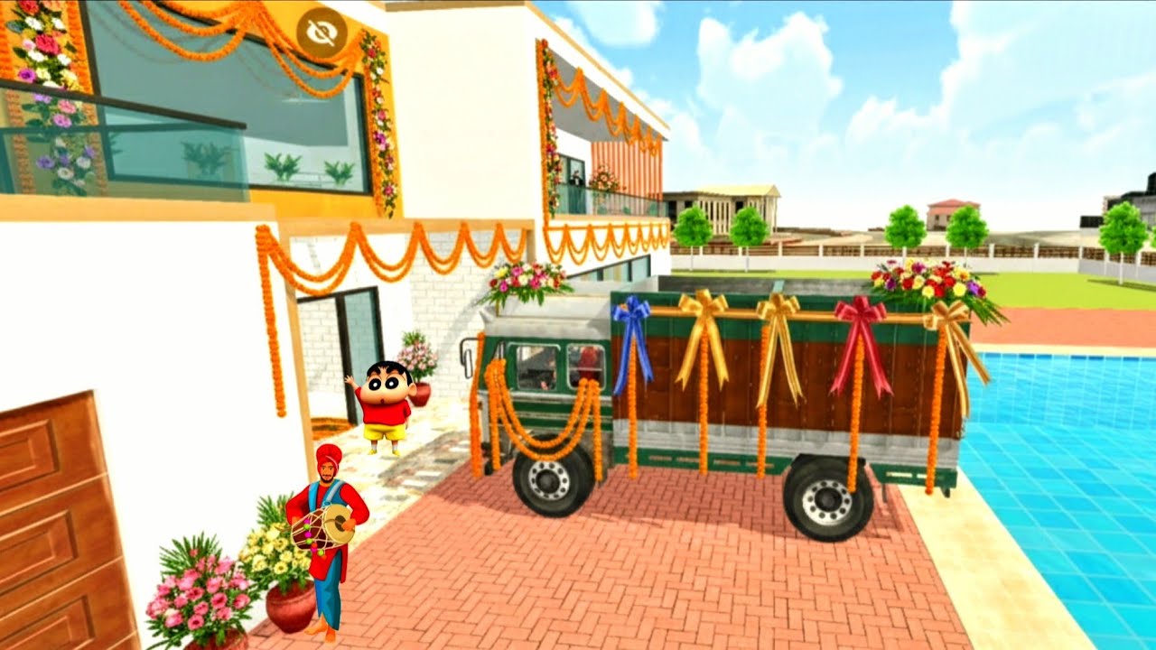 🤩Franklin Ka New Truck Aa Gayi! 😍 New House Puja 🛐in ITA" Franklin order New Car 🚗 Full Security 👮