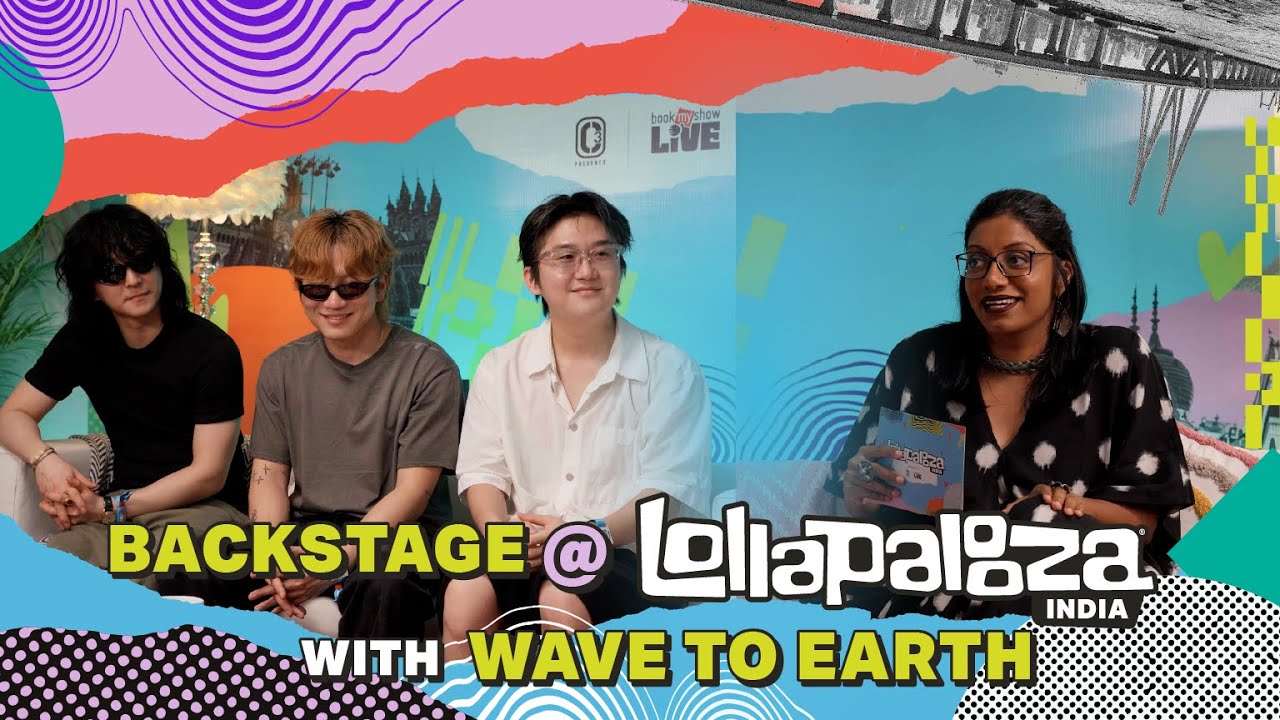 Backstage @ Lolla India with Wave To Earth | Find out about how the band was formed!