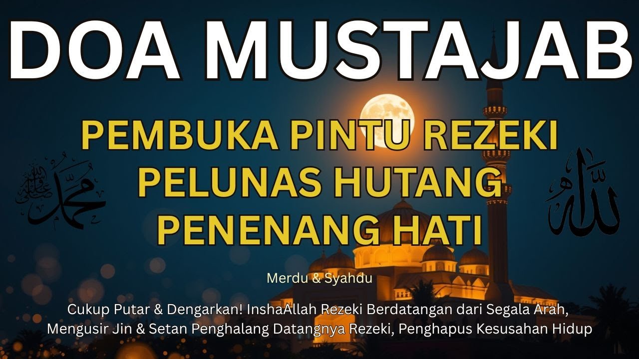 Awali Harimu dengan Doa Mustajab Ini, InshaAllah Rezeki Berdatangan dari Segala Arah 🤲