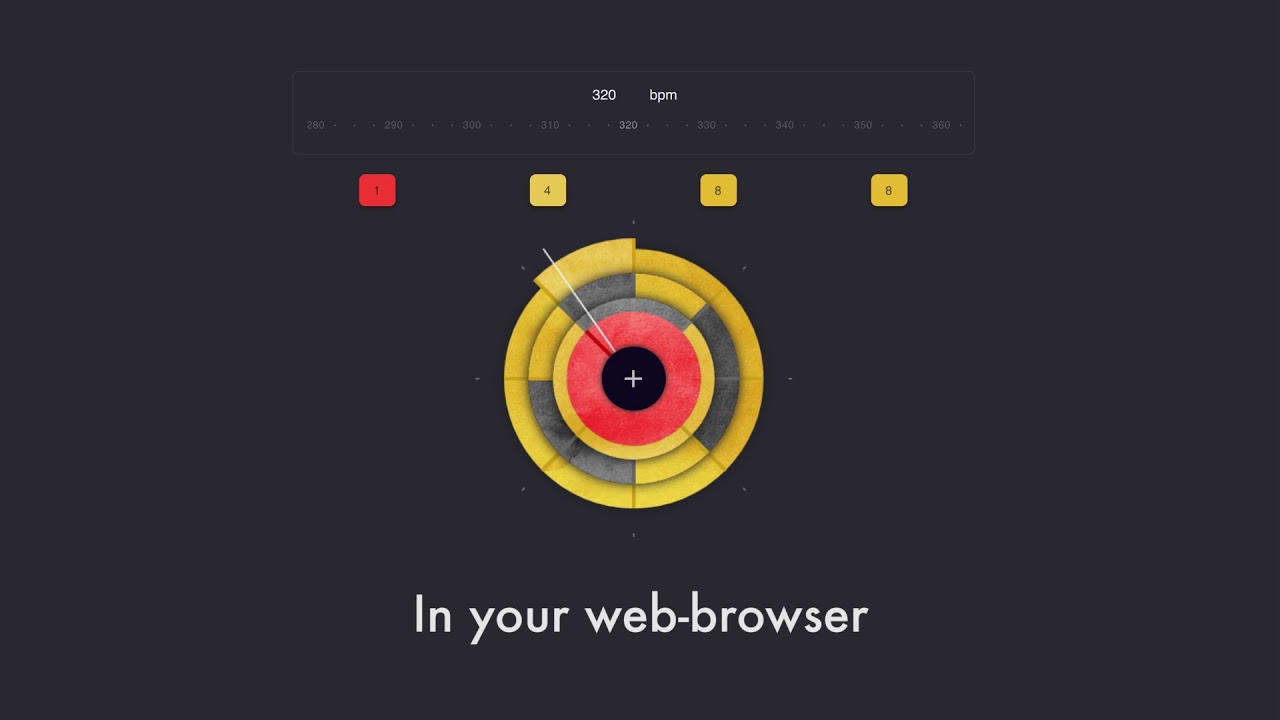 Polychops &ndash; metronome, drum machine & looper in your web-browser