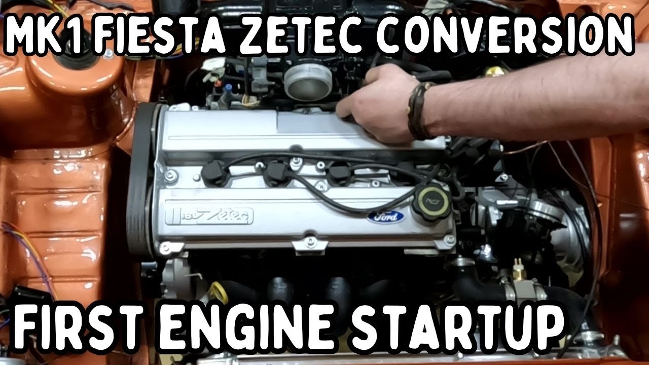 FINALLY IT STARTS... First start of the mk1 fiesta zetec conversion with injection.