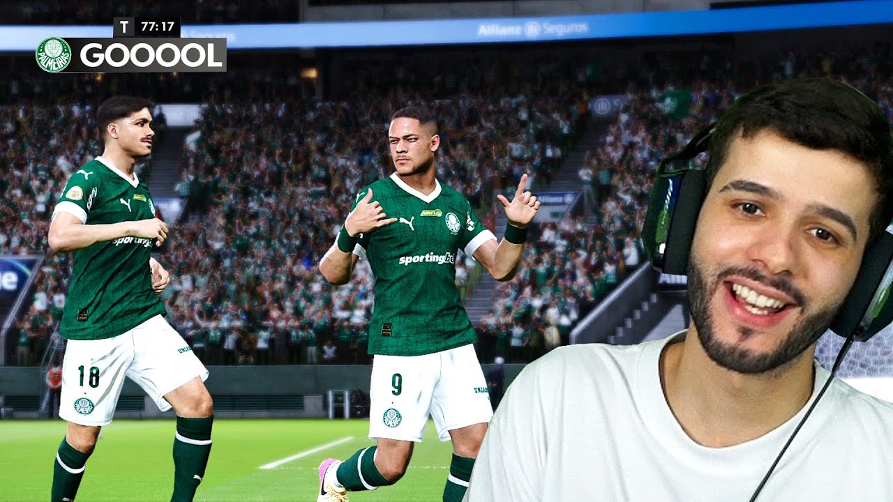 RAFÃO TENTA CLASSIFICAR PALMEIRAS NA LIBERTADORES NO BOMBA PATCH REALISTA!