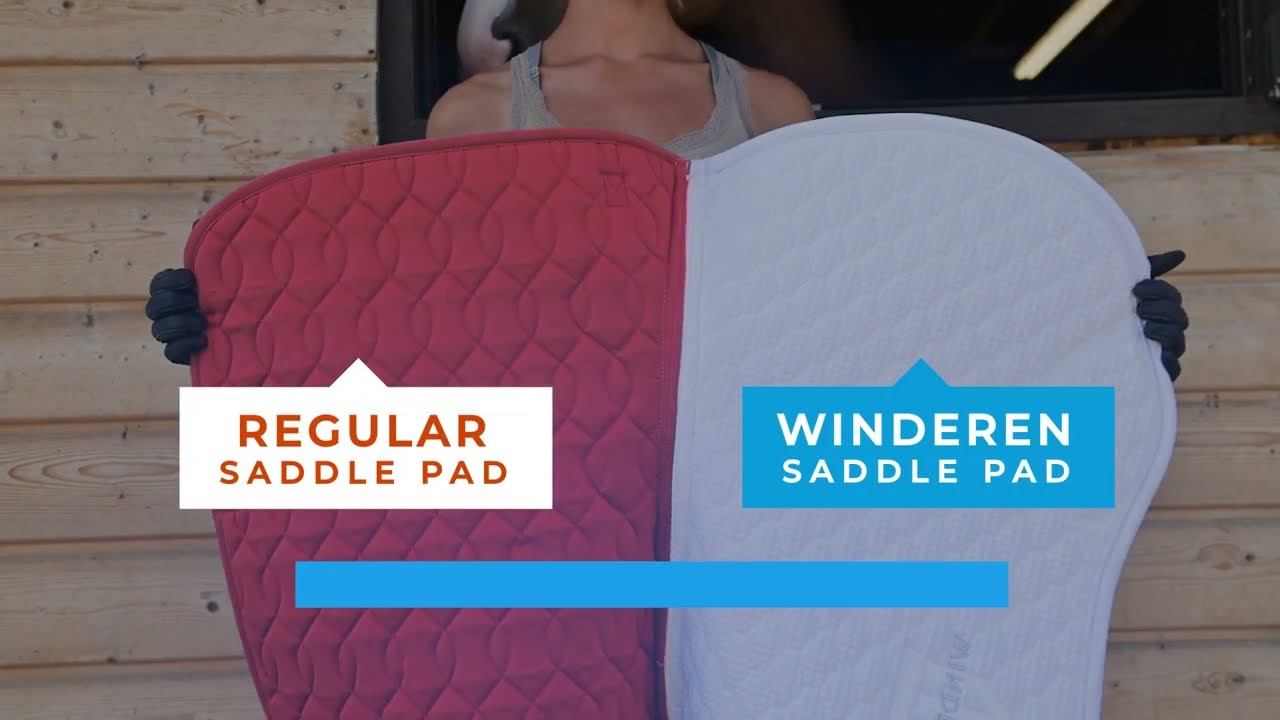 Winderen Anatomic Top Line Saddle Pad vs regular saddle pad - thermoregulation properties test