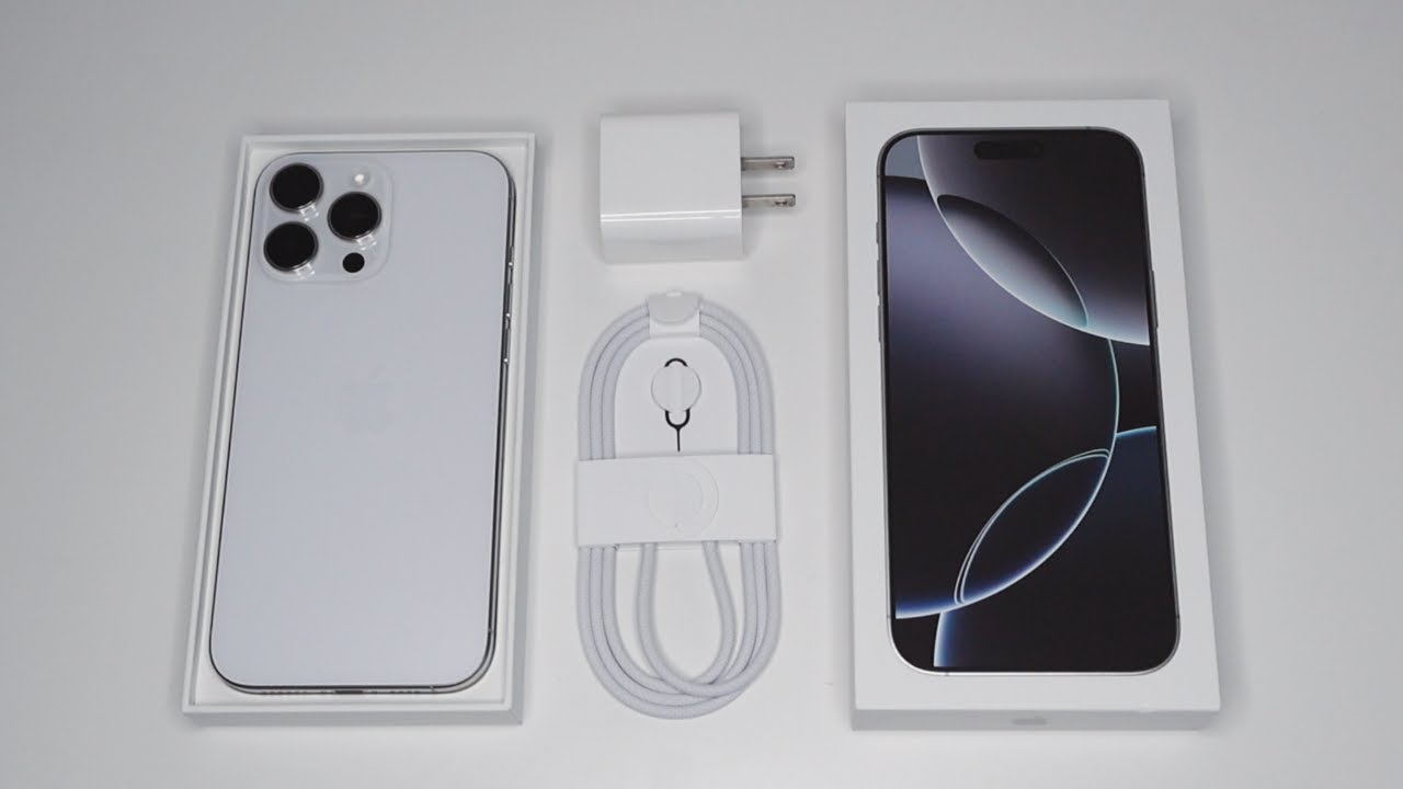 iPhone 16 Pro Max Unboxing: White Titanium!