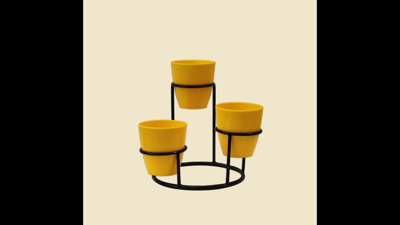 BalconyOfJoy's Table Top Round Metal Planter Stand Large