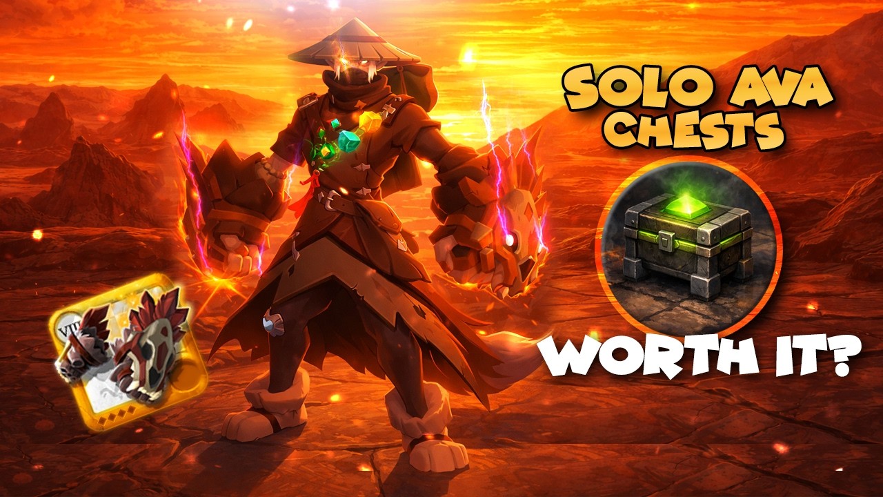  Are Solo AVA Chests Worth It? Ursine Maulers | albion online #albiononline #avaroads #pvp #gloves
