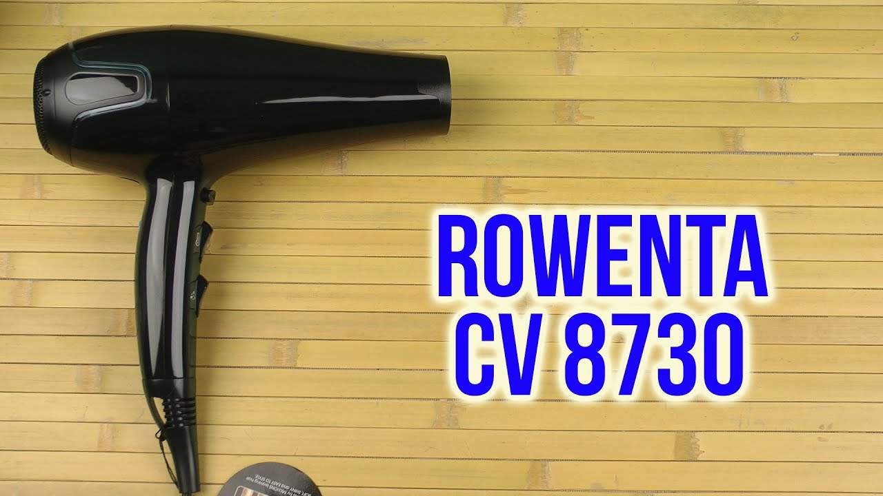 Распаковка ROWENTA CV 8730