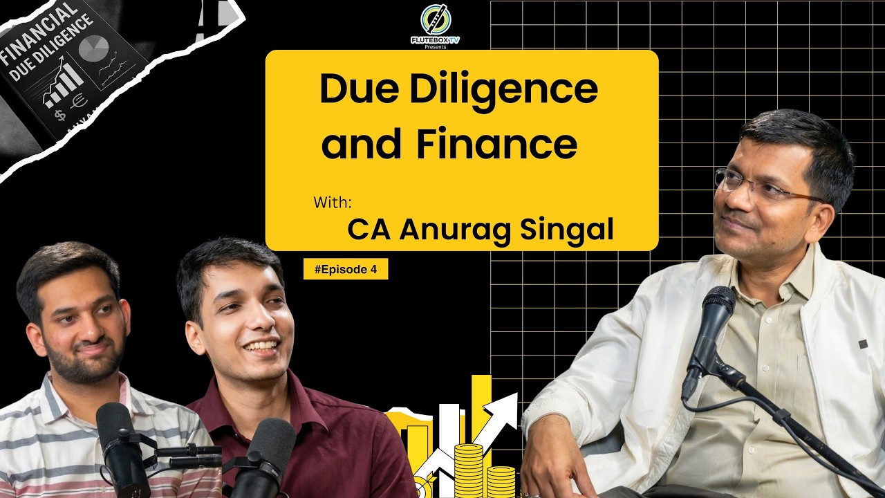 Discussing Finance with CA Ranker & IIM A Grad, Anurag Singal | Due Diligence and Startups