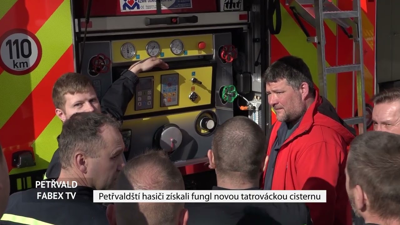 Petřvald - JSDH Petřvald obdržela novou cisternovou automobilovou stříkačku TATRA