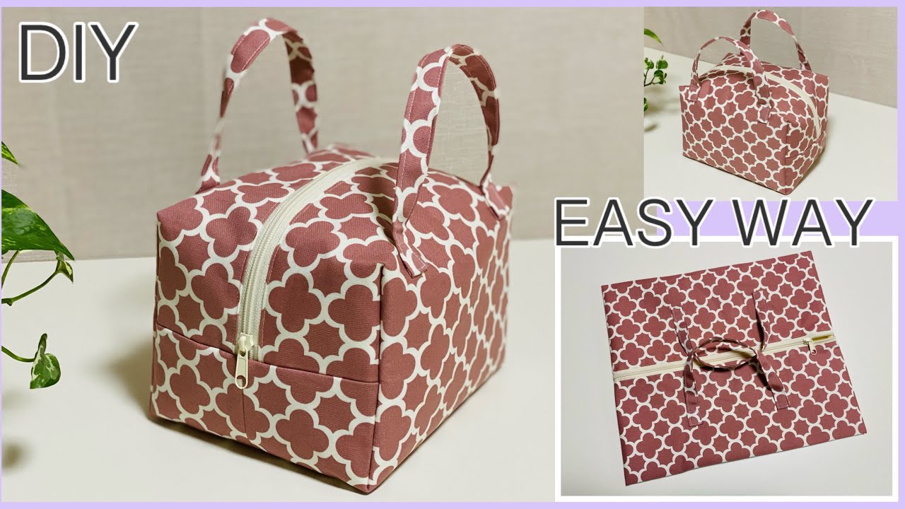 失敗しないボックスバッグ作り方, How To Make Box Bag That Won’t Fail, Easy Sewing Tutorials, diy