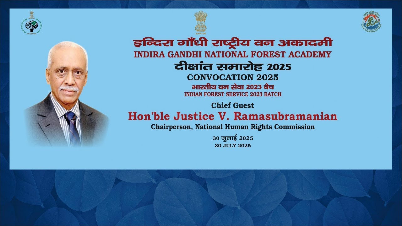 Convocation of Indian Forest Service Probationers of 2023-25 Course