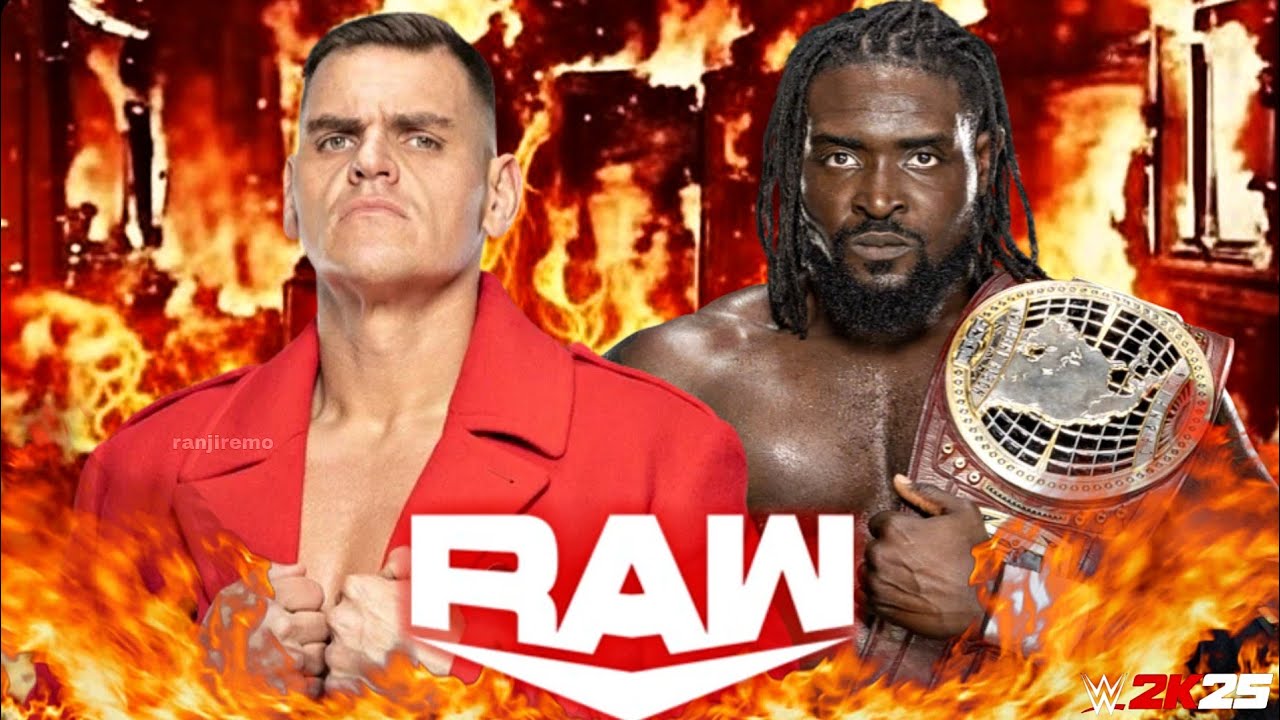 Gunther vs Oba Femi Wwe Raw Netflix 24 Feb 2026 Wwe2k25 Simulation - FULL MATCH