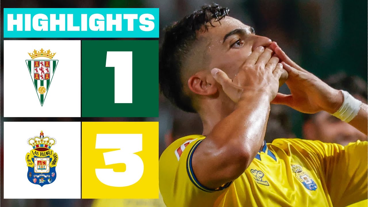 C&Oacute;RDOBA CF 1 - 3 UD LAS PALMAS | RESUMEN LALIGA HYPERMOTION