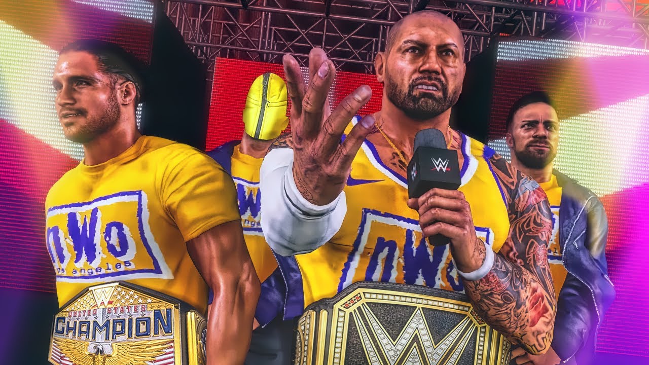 The nWo Los Angeles Reveal 4th Member (WWE Games Story)