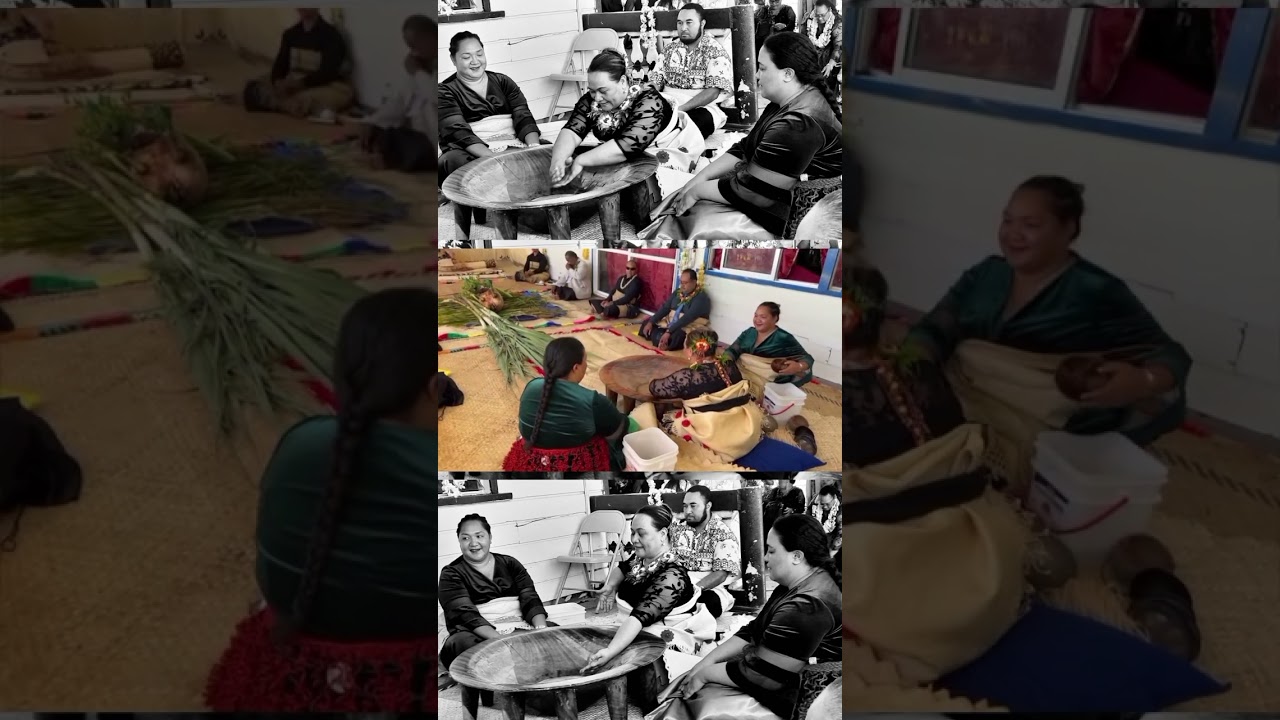 the traditional way of kava ceremony in occasion ,in Tonga#shortvideo