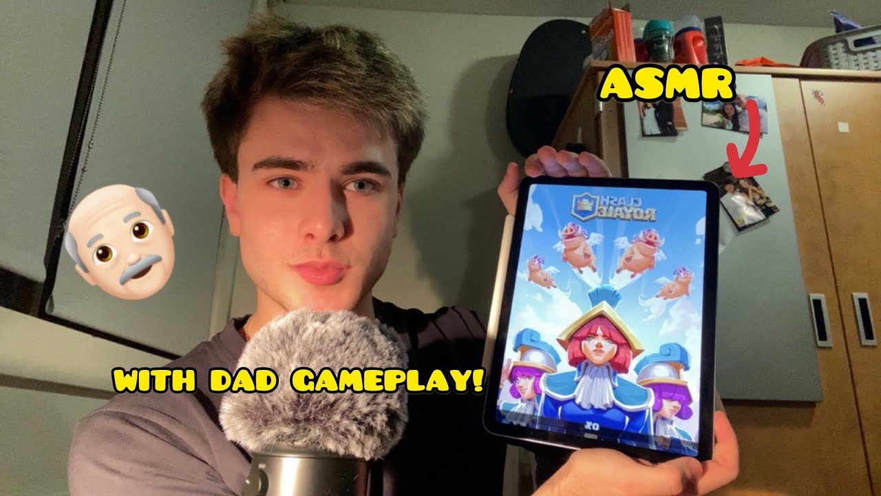 ASMR Clash Royale Наблюдаю за игрой моего отца…