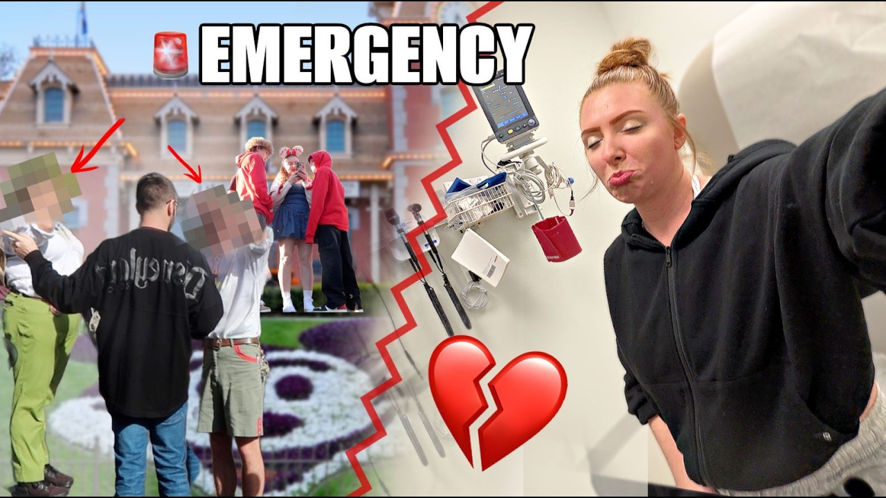 Facing an EMERGENCY in Disneyland 🚨🚑 (ER trip, lost & found, & accidents)