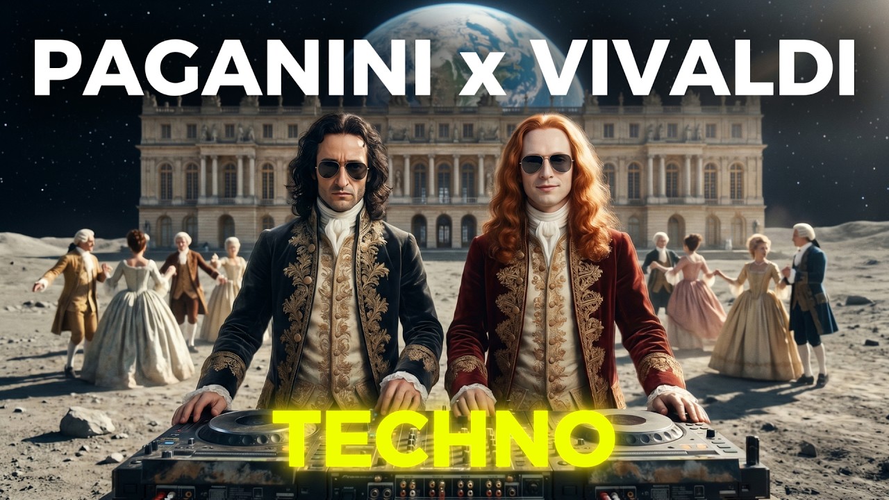 Paganini & Vivaldi in Techno 🎻 | LUNAR DUEL | Focus & Energy Mix