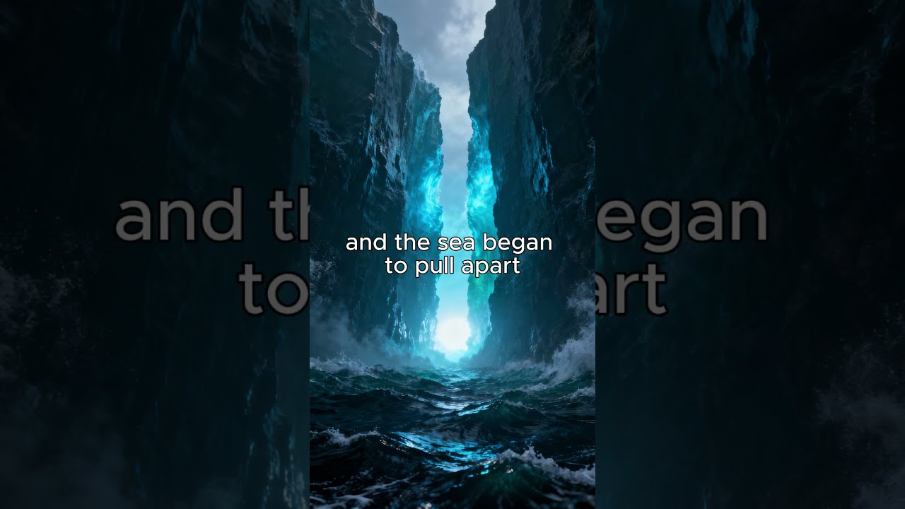 The Sea Split in Two | Moses and the Red Sea Miracle💦#shorts