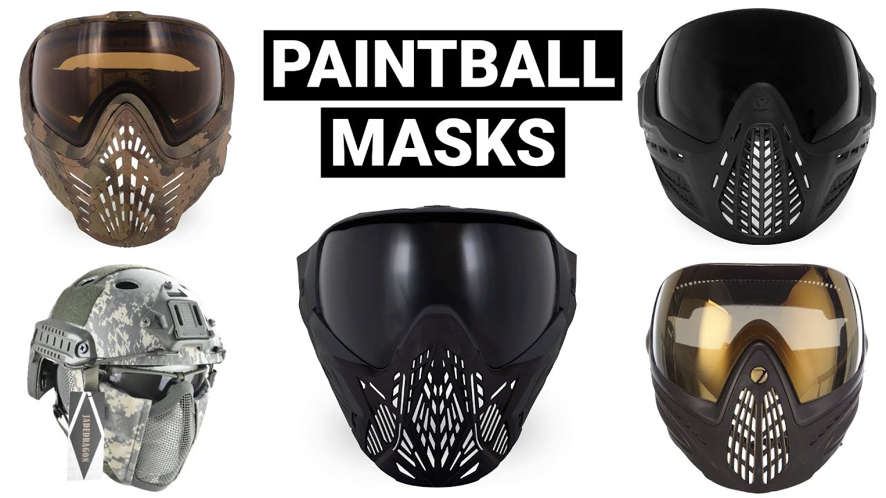 Top 5 Best Paintball Masks Review [Best Paintball Helmet on the Market] ✅✅✅
